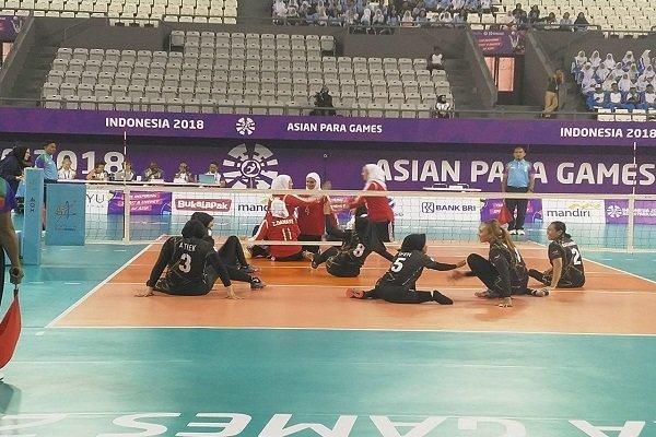پیروزی تیم والیبال نشسته ایران مقابل میزبان