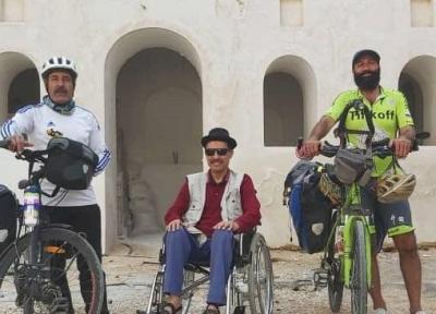 رکاب زنی دوچرخه سواران از سیراف تا بوشهر