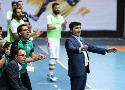 قرارداد سرمربی و اعضای کادرفنی تیم ملی فوتسال ایران تمدید شد