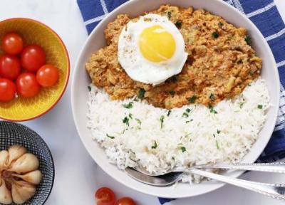 طرز تهیه میرزا قاسمی با برنج؛ دستور اصیل گیلانی